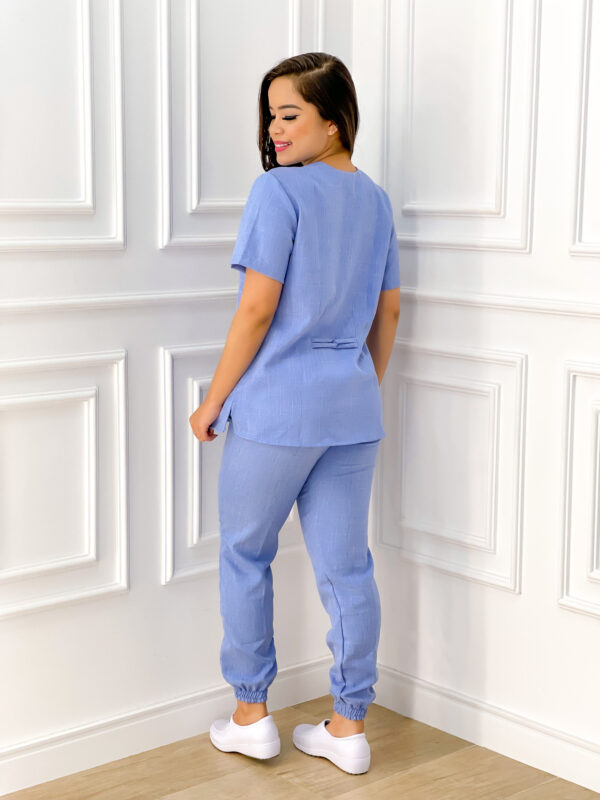Scrubs Brenda Melange Azul Claro - Image 2