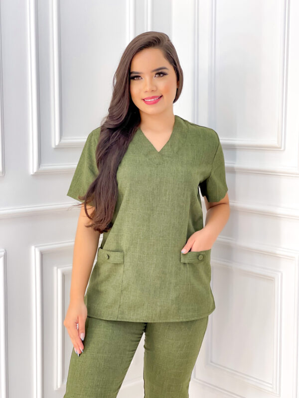 Scrubs Brenda Melange Verde Musgo - Image 3