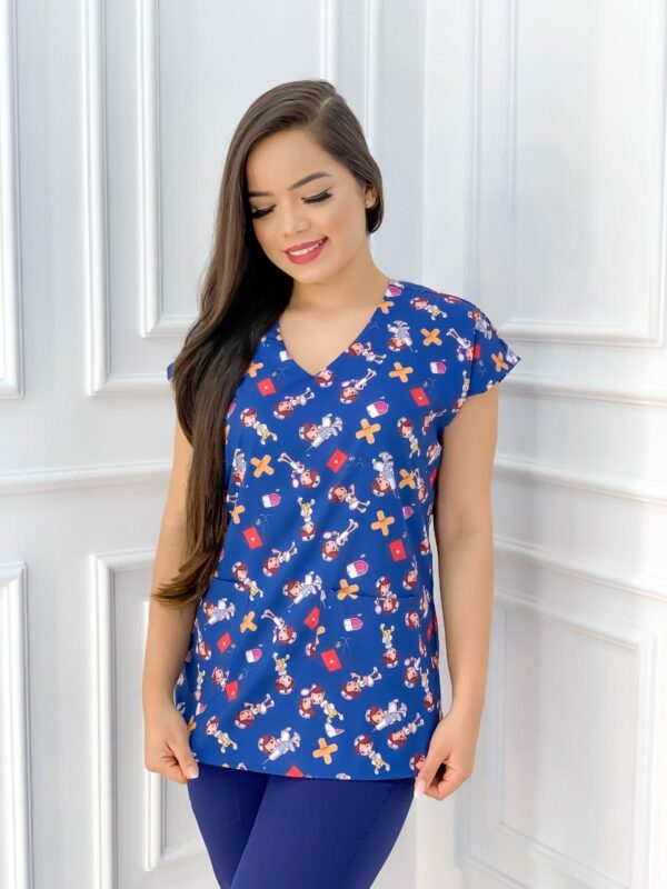 Bata Enfermeira Azul