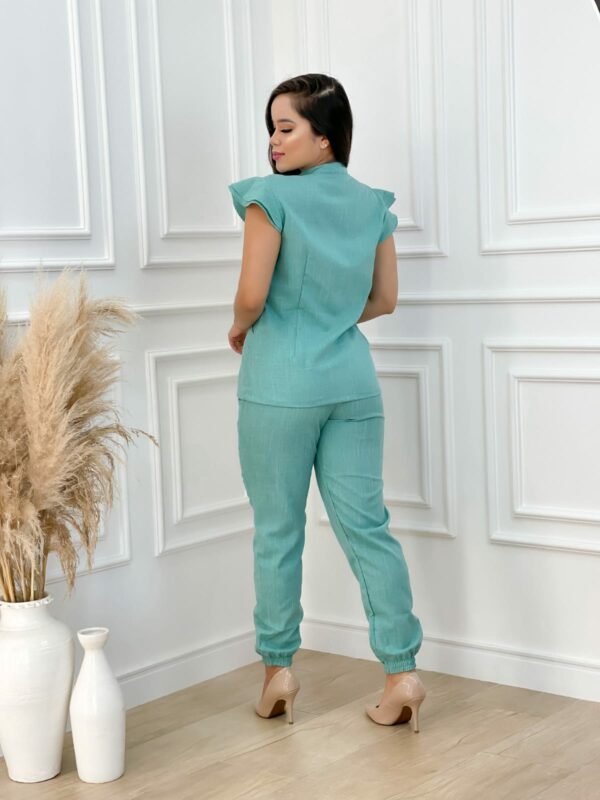 Scrubs Cris Melange Verde Água - Image 2