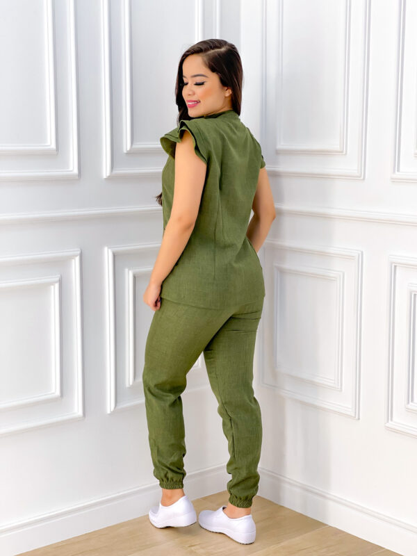 Scrubs Cris Melange Verde Musgo - Image 2