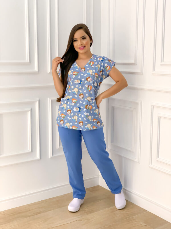 Scrubs Fada do Dente Azul Claro - Image 2