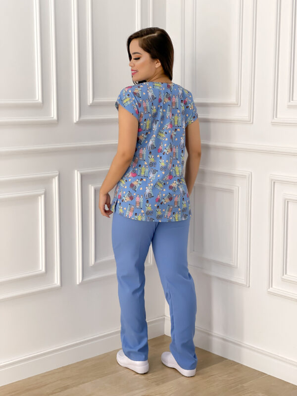 Scrubs Cuidador Azul - Image 2