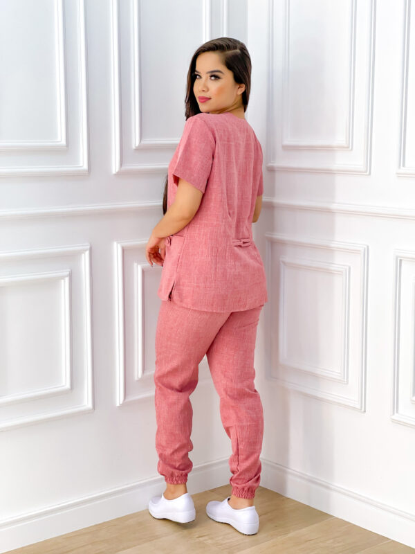 Scrubs Brenda Melange Rosa - Image 2