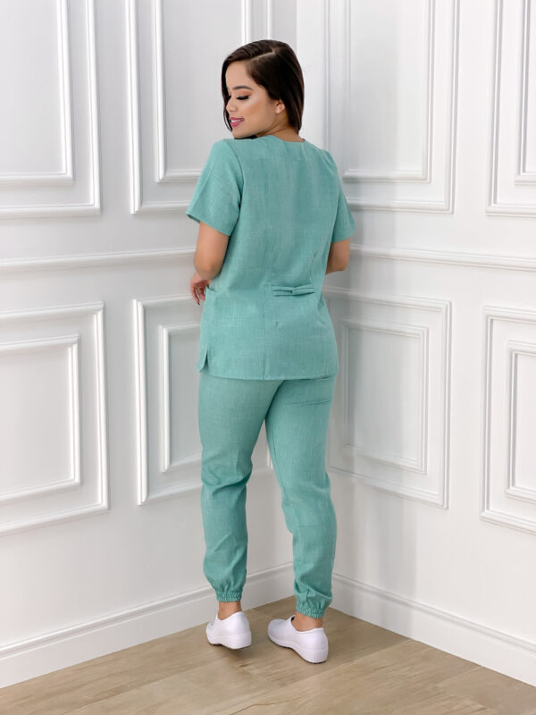 Scrubs Brenda Melange Verde Água - Image 2