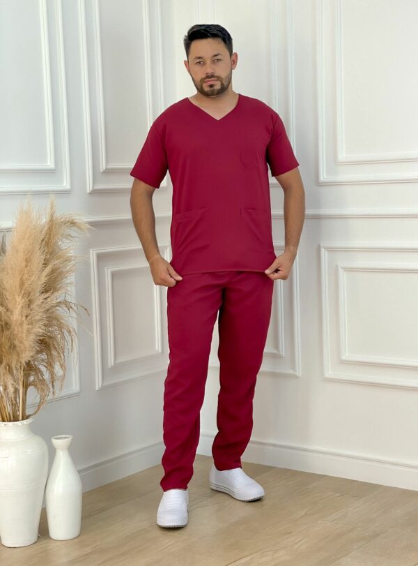 Scrub Masculino Vinho