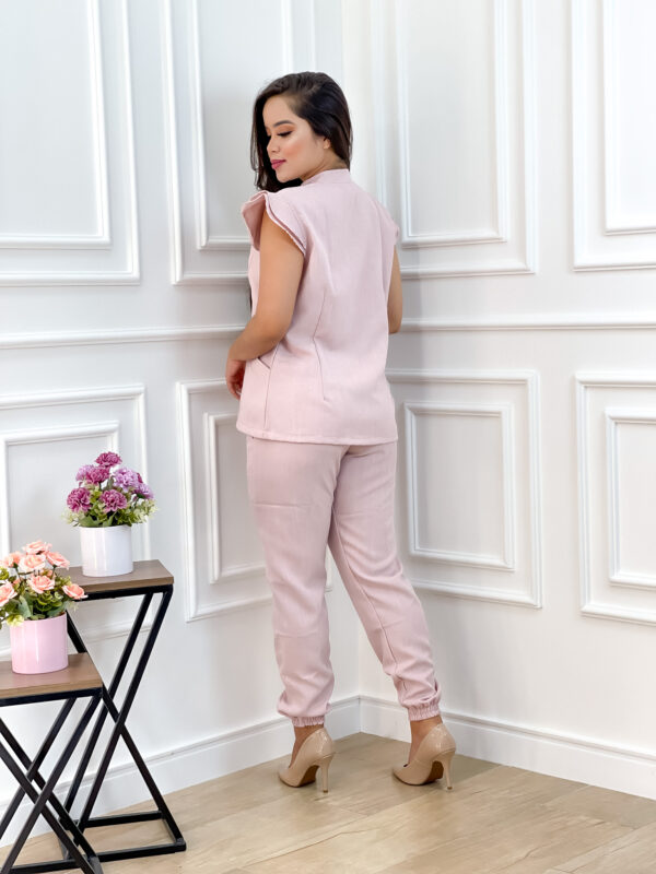 Scrubs Cris Melange Rosa Seco - Image 3