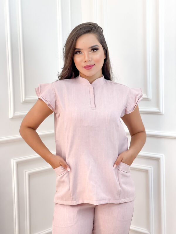 Scrubs Cris Melange Rosa Seco - Image 2
