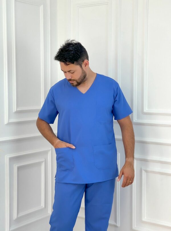 Scrubs Masculino Azul Céu - Image 3