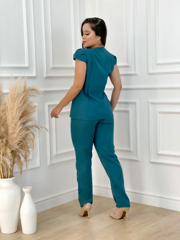 Scrubs Maria Melange Petróleo - Image 3