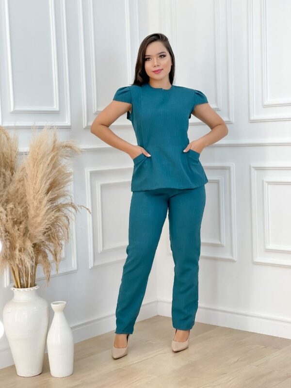 Scrubs Maria Melange Petróleo