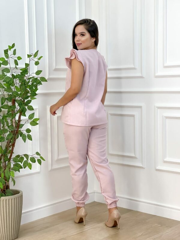 Scrubs Nayana Melange Rosa Seco - Image 4