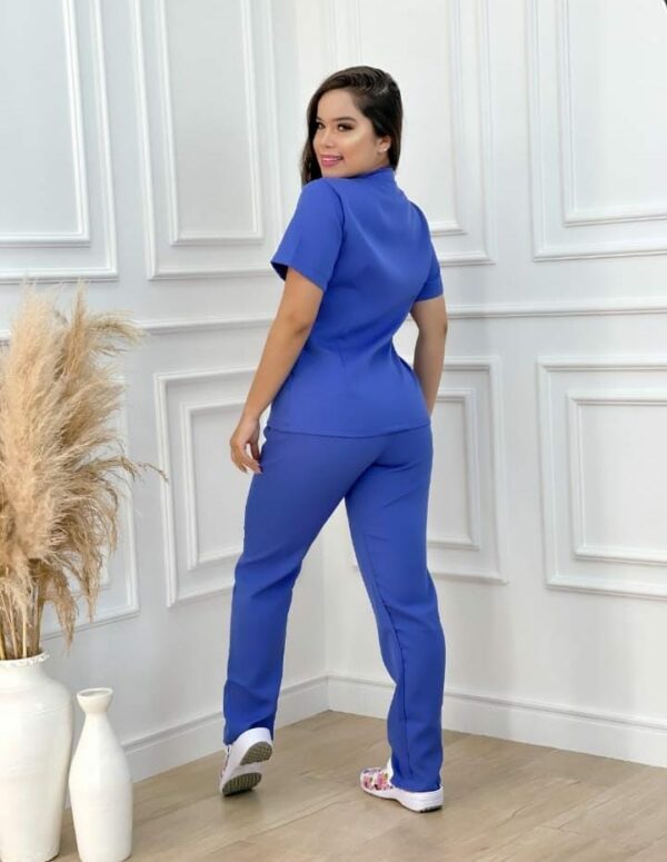 Scrubs Catherine Alfaiataria Azul Royal - Image 3