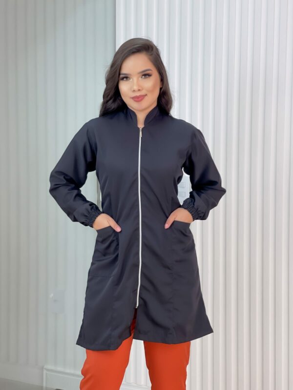 Jaleco Gabardine Preto