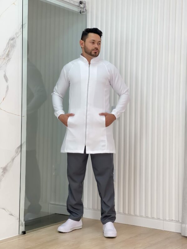 Jaleco Alfaiataria Ziper Masculino - Image 2