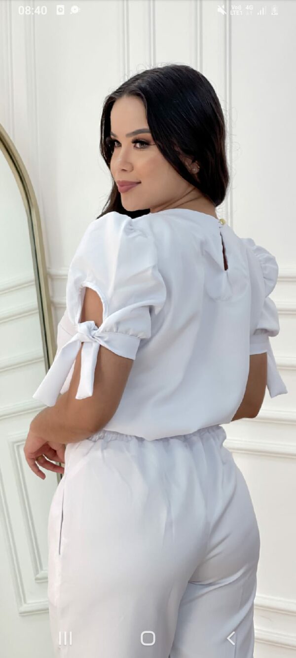 Scrubs Michelle Alfaiataria Branco - Image 3