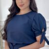 Scrubs Michelle Alfaiataria Azul Marinho - Image 2