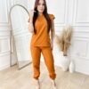 Scrubs Vanessa Alfaiataria Caramelo