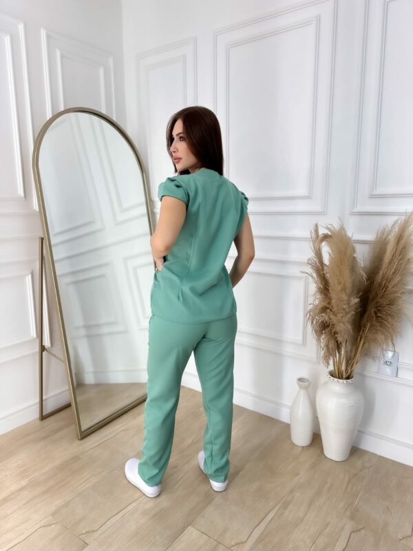 Scrubs Isa Gabardine Verde Pistache - Imagem 2