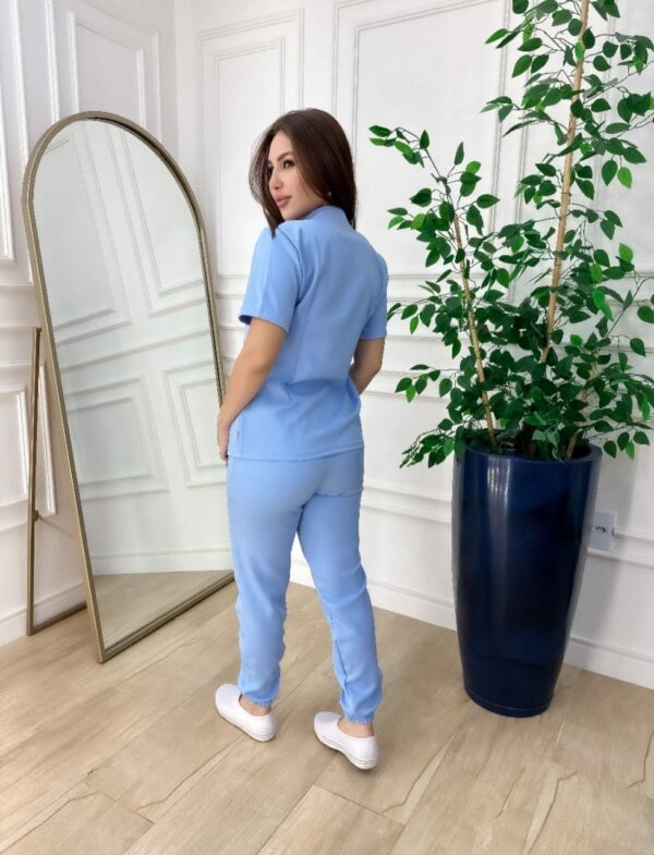 Scrubs Bia Alfaiataria Azul Bebê - Imagem 3
