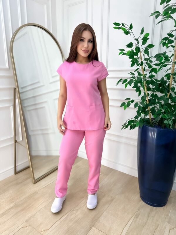 Scrubs Bianca Alfaiataria Rosa bebe