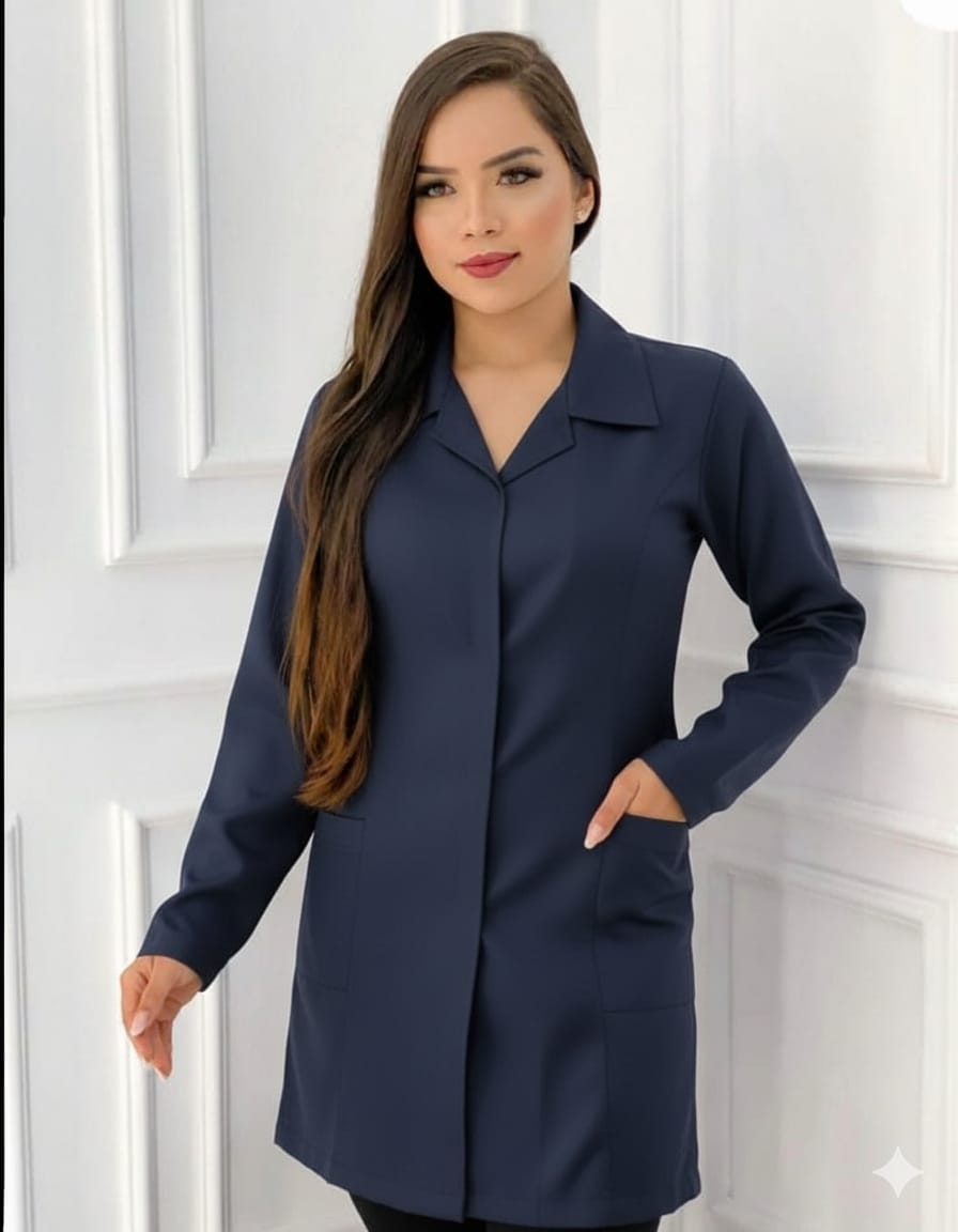 Jaleco Básico Azul Marinho