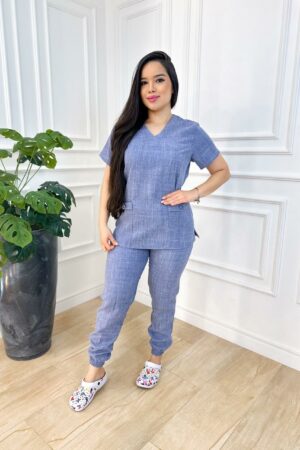 Scrubs Brenda Melange Azul Indico