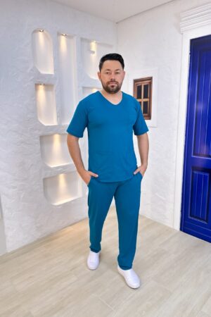 Scrubs Malha Tecnológica Masculino Petróleo